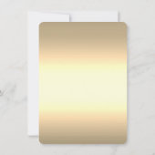 Chic Gold Crown Burgundy Quinceañera Einladung (Rückseite)