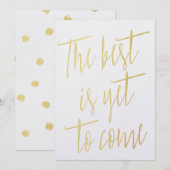 Chic Gold "Das Beste ist noch zu kommen (Vorne/Hinten)