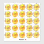 Chic Gold Dot Vielen Dank, Sticker Set (Blatt)