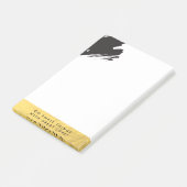 Chic Gold Effect Post It Notes Post-it Klebezettel (angewinkelt)