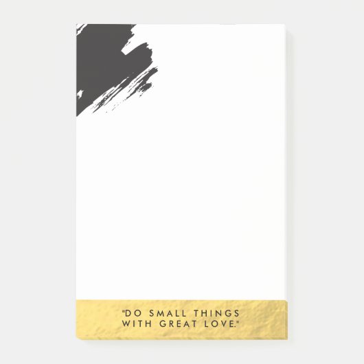 Chic Gold Effect Post It Notes Post-it Klebezettel (Vorderseite)