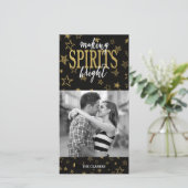 CHIC GOLD | ERSTELLEN VON HELLSTERN FEIERTAGSKARTE (Stehend Vorderseite)