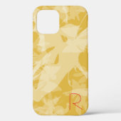 Chic Gold Fairies Monogram Case-Mate iPhone Case (Rückseite)