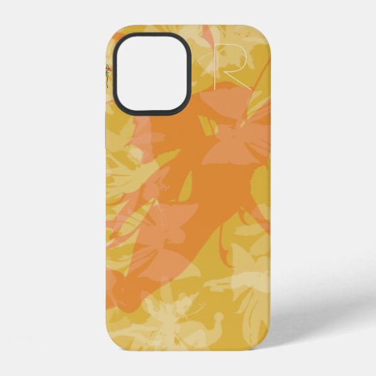 Chic Gold Fairies Monogram Case-Mate iPhone Case Hülle (Rückseite)