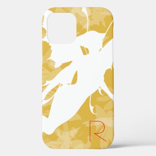 Chic Gold Fairy Monogram Case-Mate iPhone Case (Rückseite)