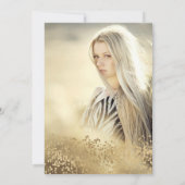 Chic gold floral burgundy Tiara chic Sweet 16 Einladung (Rückseite)