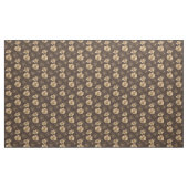 Chic Gold Foil Blumenmuster Stoff (Yard (91,4 cm))