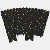 Chic Gold Foil Dots Elegantes Schwarzes Meer Geschenkschachtel (Ungeklappt)