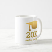 Chic Gold Foil Trendy Abschluss Class 2016 Kaffeetasse (VorderseiteRechts)