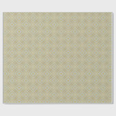 Chic Gold Geometric Geschenkpapier (Flach)