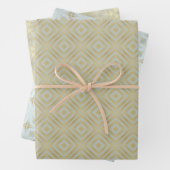 Chic Gold Geometric Geschenkpapier Set (Beispiel)