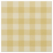 Chic Gold Gingham Kariertes Muster Stoff (Nahaufnahme)