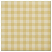 Chic Gold Gingham Kariertes Muster Stoff (Muster)