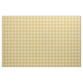 Chic Gold Gingham Kariertes Muster Stoff (Fat Quarter (45,7 x 55,9 cm))