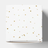 Chic Gold Glitzer Deer Buck & Glitzer Pine Trees Geschenkschachtel (Oben)