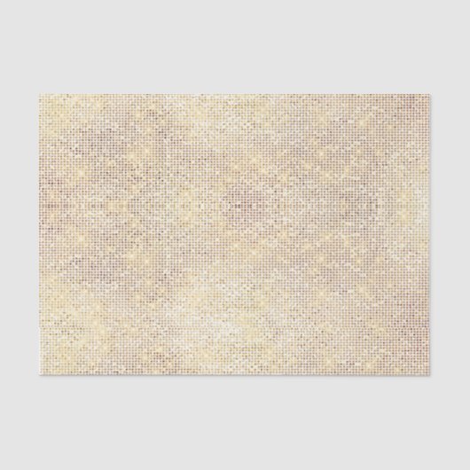 Chic Gold Glitzer Glitzern Design Seidenpapier (Vorderseite)