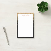 Chic Gold Glitzer Inspiration für sie Post-it Klebezettel (Büro)