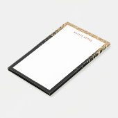 Chic Gold Glitzer Inspiration für sie Post-it Klebezettel (angewinkelt)