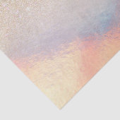 Chic Gold Glitzer Iridescent Holographic Gradient Seidenpapier (Ausschnitt)