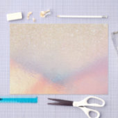 Chic Gold Glitzer Iridescent Holographic Gradient Seidenpapier (Handwerk)