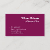 Chic gold Glitzer Rose Marmoranwaltskarte Visitenkarte (Rückseite)