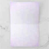 Chic Gold Glitzer Vielen Dank Dankeskarte (Innenseite)