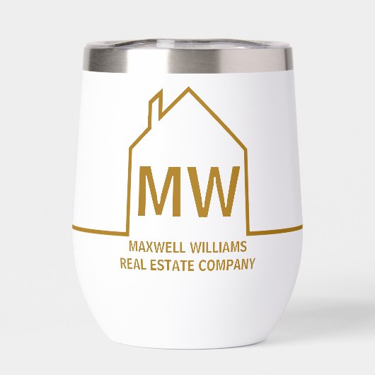 Chic Gold House Real Anwesen Company Marketing (Rückseite)