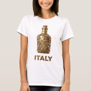 Chic Gold ITALY Grafikdesign T-Shirt