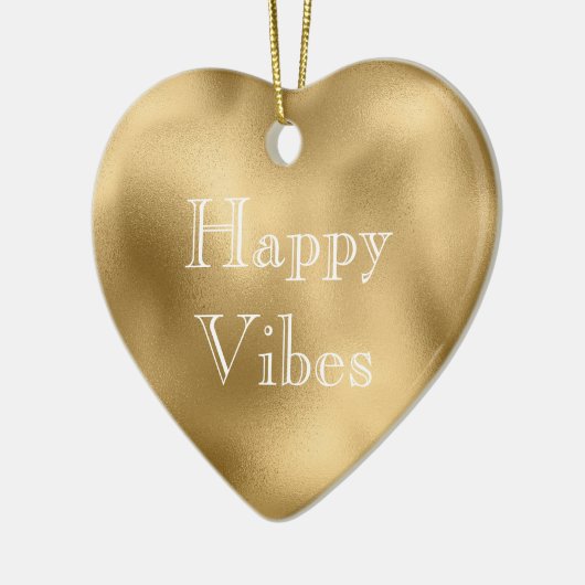 Chic Gold Keramik Ornament (Links)