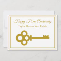 Chic Gold Key Real Anwesen Happy Zuhause Jubiläum