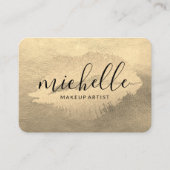 Chic Gold Kiss Visitenkarte (Vorderseite)