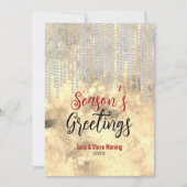 Chic gold Kristall Tropfen Weihnachten (Vorderseite)