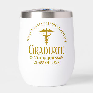 Chic Gold Medical School Graduate Keepake