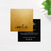 Chic Gold Moderne Minimalistisch Black Earring Juw (Schreibtisch)