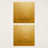 Chic Gold Moderner Minimalistischer Earring-Schmuc (Vorne & Hinten)