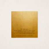 Chic Gold Moderner Minimalistischer Earring-Schmuc (Rückseite)