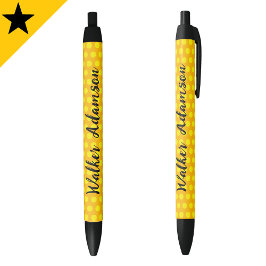 Chic Gold Monogram Script Name, Erschwinglicher Lu Kugelschreiber