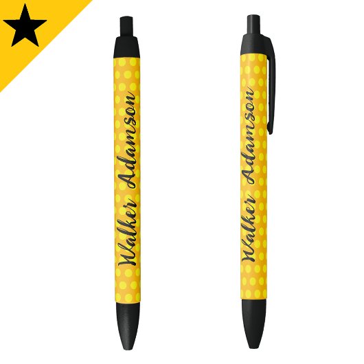 Chic Gold Monogram Script Name, Erschwinglicher Lu Kugelschreiber