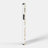 Chic Gold Monogramm Hülle-Case-Mate iPhone Hülle (Rechte Seite)