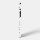 Chic Gold Monogramm Hülle-Case-Mate iPhone Hülle (Linke Seite)