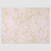 Chic Gold Pink Blush Confetti Sparkone Seidenpapier (Vorderseite)
