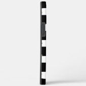 Chic Gold-Polka Dosen mit schwarzen und weißen Str Case-Mate iPhone Hülle (Rückseite / Rechts)