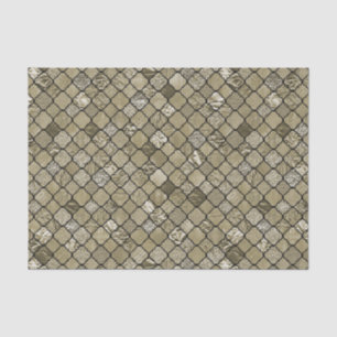 Chic Gold Quatrefolie Foil Glitzer Seidenpapier