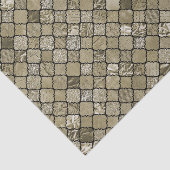 Chic Gold Quatrefolie Foil Glitzer Seidenpapier (Ausschnitt)