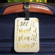 Chic Gold-Schrift-Typografie Motivations-Text