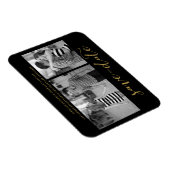 Chic Gold Script speichern Sie das Datum Magnet Ei (Rechte Seite)