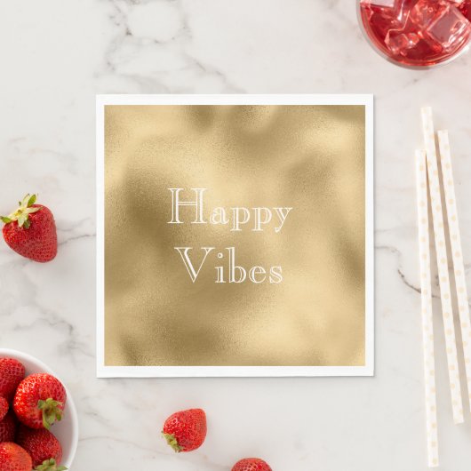 Chic Gold Serviette (Beispiel)