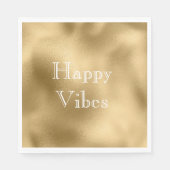 Chic Gold Serviette (Vorderseite)