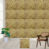 Chic Gold Sparkling Glitzer Wall Floor Kamin Fliese