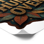 Chic Gold STILL HUNG OVER Poster (Ecke)